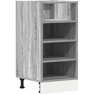 vidaXL Armoire inférieure gris Sonoma - Rangement - 40x44.5x81.5 cm - Publicité vidaXL Armoire inférieure gris Sonoma - Rangement - 40x44.5x81.5 cm - Publicité