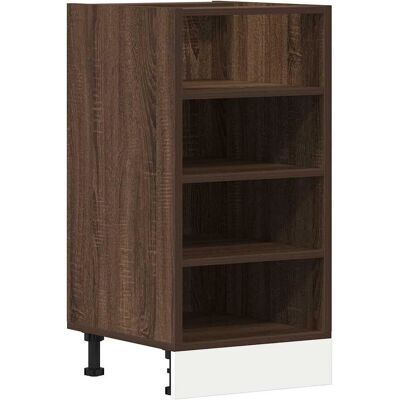 vidaXL Armario de horno - Madera ingeniería roble ahumado - 40x44,5x81,5cm - Armario de horno - Publicité vidaXL Armario de horno - Madera ingeniería roble ahumado - 40x44,5x81,5cm - Armario de horno - Publicité