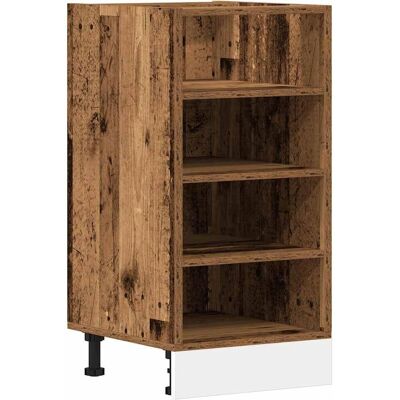 vidaXL Armoire inférieure en bois vieilli - Meuble de cuisine - Publicité vidaXL Armoire inférieure en bois vieilli - Meuble de cuisine - Publicité