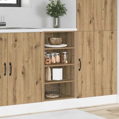 Vidaxl - Armario inferior madera ingeniería roble artisan 40x44,5x81,5cm - Armoire Inférieure - Publicité Vidaxl - Armario inferior madera ingeniería roble artisan 40x44,5x81,5cm - Armoire Inférieure - Publicité