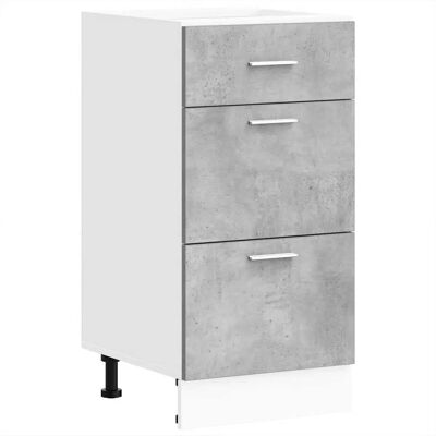 vidaXL Grauer Beton Ingenieurholz Schrank vidaXL Grauer Beton Ingenieurholz Schrank