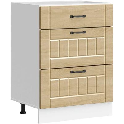 vidaXL Küchen-Unterschrank Lucca Sonoma-Eiche - Küchenunterschrank vidaXL Küchen-Unterschrank Lucca Sonoma-Eiche - Küchenunterschrank