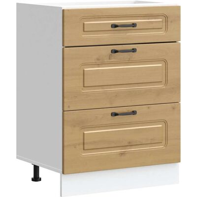 VidaXL Modell 854288 Küchenaufbewahrungsschrank - Langlebiges Spanplattenmodell VidaXL Modell 854288 Küchenaufbewahrungsschrank - Langlebiges Spanplattenmodell