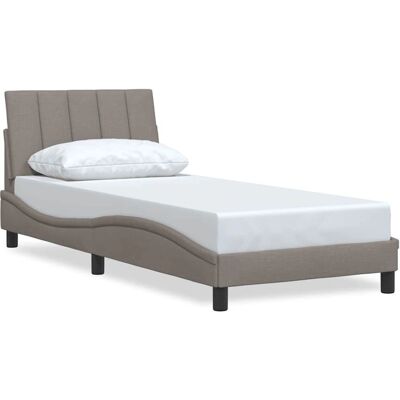 VidaXL Bettgestell - Grau Taupe Unterstützung & Modernes Design VidaXL Bettgestell - Grau Taupe Unterstützung & Modernes Design