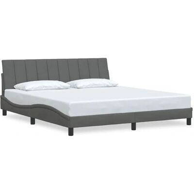 VidaXL Bettrahmen - Unterstützung, Modern, Grau VidaXL Bettrahmen - Unterstützung, Modern, Grau
