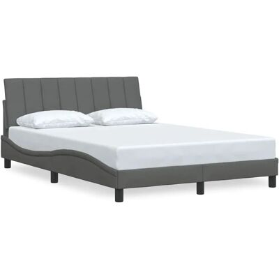 VidaXL Bettgestell - Langlebiger Polyesterrahmen - Modernes Wellen-Design - Bett VidaXL Bettgestell - Langlebiger Polyesterrahmen - Modernes Wellen-Design - Bett