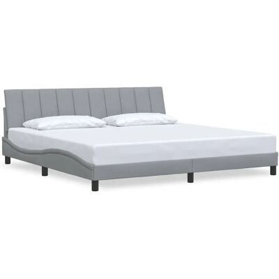 VidaXL 3310412 Bedframe - Golvend Modern Grijs VidaXL 3310412 Bedframe - Golvend Modern Grijs