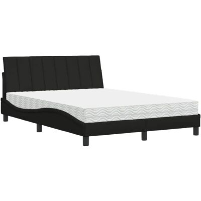 VidaXL Bett - Unterstützend, Langlebig, Schwarz - Bett VidaXL Bett - Unterstützend, Langlebig, Schwarz - Bett