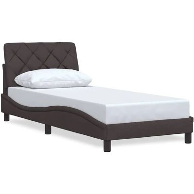 vidaXL Bettgestell - Dunkelbraun - Unterstützung Latten - Modernes Design vidaXL Bettgestell - Dunkelbraun - Unterstützung Latten - Modernes Design