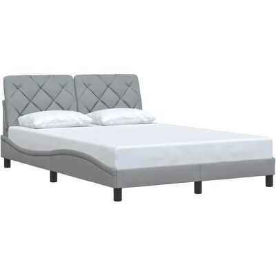 vidaXL Bettgestell - Unterstützung mit Latten - Modernes Wellen-Design vidaXL Bettgestell - Unterstützung mit Latten - Modernes Wellen-Design