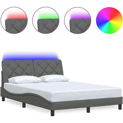 vidaXL Bettgestell 3310665 - LED-Beleuchtung - Modernes Design - Supportive Latten vidaXL Bettgestell 3310665 - LED-Beleuchtung - Modernes Design - Supportive Latten