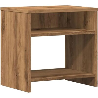 vidaXL Ambachtelijke Eiken Bedside Kast - Industriële, Duurzaam, Opbergruimte vidaXL Ambachtelijke Eiken Bedside Kast - Industriële, Duurzaam, Opbergruimte