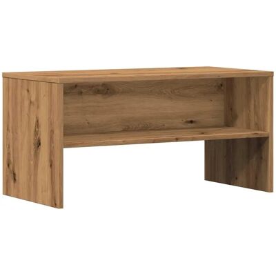 vidaXL Meuble TV Chêne Artisan - Bois stratifié - 80x40x40 cm - Publicité vidaXL Meuble TV Chêne Artisan - Bois stratifié - 80x40x40 cm - Publicité