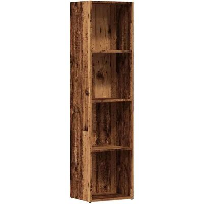 vidaXL Boekenkast oud hout 36x30x143 cm - Engineered hout vidaXL Boekenkast oud hout 36x30x143 cm - Engineered hout