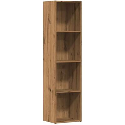 vidaXL Bücherregal Artisan Eichenholz 36x30x114/143 cm - Engineered Wood vidaXL Bücherregal Artisan Eichenholz 36x30x114/143 cm - Engineered Wood