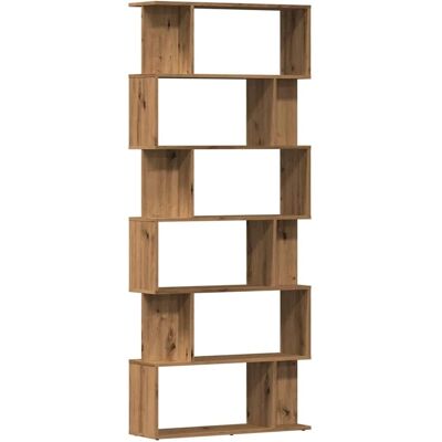 vidaXL Buchregal Artisan Eiche - 6 Ablagen - 80x24x192 cm - Bücherregal vidaXL Buchregal Artisan Eiche - 6 Ablagen - 80x24x192 cm - Bücherregal