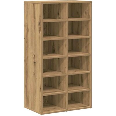 vidaXL Schuhschrank Artisan Eiche - Schuhregal Möbel vidaXL Schuhschrank Artisan Eiche - Schuhregal Möbel