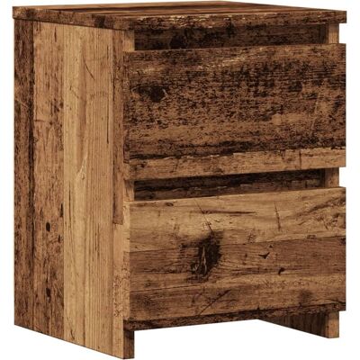 vidaXL Nachtschrank aus Altholz 30x30x40 cm Engineered Wood - Nachttisch vidaXL Nachtschrank aus Altholz 30x30x40 cm Engineered Wood - Nachttisch