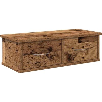 vidaXL Wandmontierter Schubladenschrank aus Altholz - Wandmontierter Schubladenschrank vidaXL Wandmontierter Schubladenschrank aus Altholz - Wandmontierter Schubladenschrank
