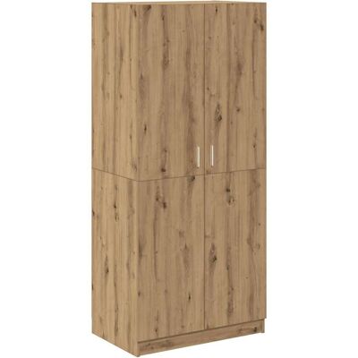 vidaXL Kleiderschrank Artisan-Eiche - Großer Stauraum, Robust, Elegant vidaXL Kleiderschrank Artisan-Eiche - Großer Stauraum, Robust, Elegant