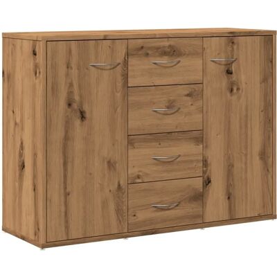 vidaXL Oak Sideboard - Storage Cabinet - Living Room Furniture vidaXL Oak Sideboard - Storage Cabinet - Living Room Furniture