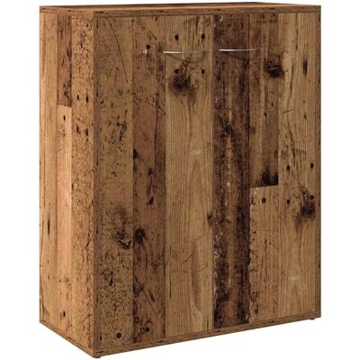 vidaXL Skab - Ingebygget træ - Gammelt træ - 60x30x75 cm - Skab vidaXL Skab - Ingebygget træ - Gammelt træ - 60x30x75 cm - Skab