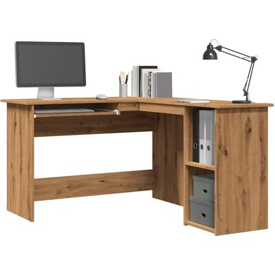 vidaXL Artisan Eiche Eckschreibtisch - 120x140x75 cm, Holzwerkstoff vidaXL Artisan Eiche Eckschreibtisch - 120x140x75 cm, Holzwerkstoff