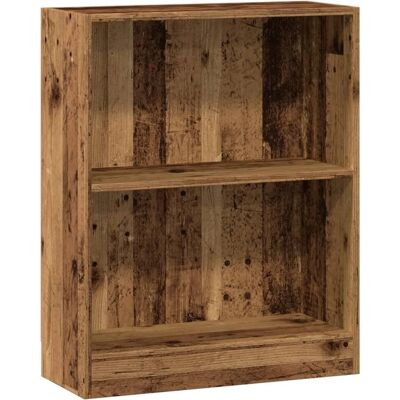 vidaXL Bois ancien 60x24x76 cm Étagère - Rangement livres - Publicité vidaXL Bois ancien 60x24x76 cm Étagère - Rangement livres - Publicité