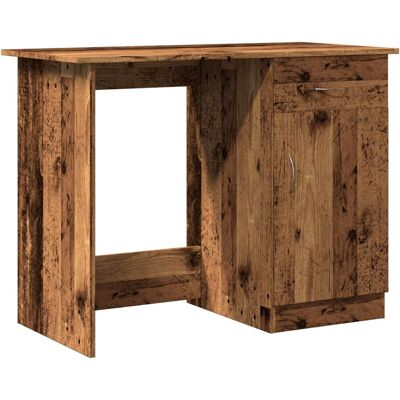 vidaXL Schreibtisch aus Holz Sonoma-Eiche - Holzwerkstoff vidaXL Schreibtisch aus Holz Sonoma-Eiche - Holzwerkstoff