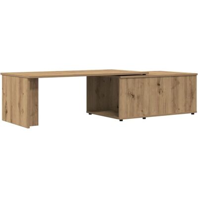 vidaXL Artisan Oak Coffee Table 150x50x35 cm - Coffee Table vidaXL Artisan Oak Coffee Table 150x50x35 cm - Coffee Table
