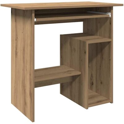 vidaXL Artisan Eichenholz Schreibtisch 80x45x74 cm - Bürotisch vidaXL Artisan Eichenholz Schreibtisch 80x45x74 cm - Bürotisch