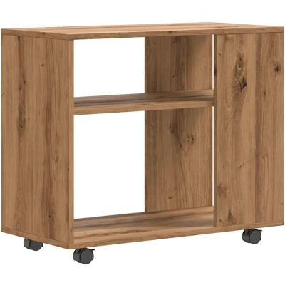 vidaXL Artisan Eichen Beistelltisch - 70x35x55 cm - Beistelltisch vidaXL Artisan Eichen Beistelltisch - 70x35x55 cm - Beistelltisch