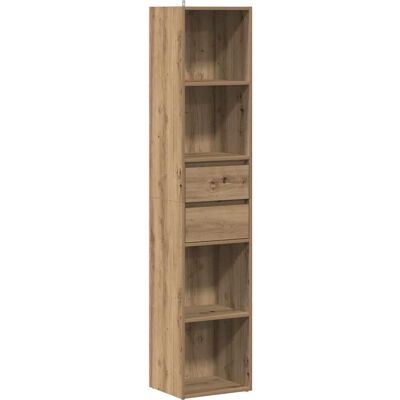 vidaXL Boekenkast Artisan Eiken - Modern en duurzaam opbergmeubel vidaXL Boekenkast Artisan Eiken - Modern en duurzaam opbergmeubel