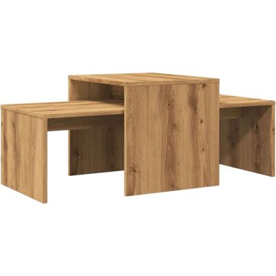 vidaXL Beistelltisch Artisan Eiche - Beistelltisch vidaXL Beistelltisch Artisan Eiche - Beistelltisch