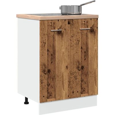 vidaXL Onderkast Oud Hout - Keukenopslag - 60x46x81.5 cm vidaXL Onderkast Oud Hout - Keukenopslag - 60x46x81.5 cm