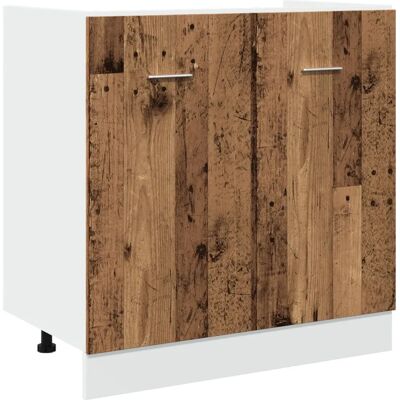 vidaXL Sink Bottom Cabinet - Engineered Wood - 80x46x81.5 cm vidaXL Sink Bottom Cabinet - Engineered Wood - 80x46x81.5 cm