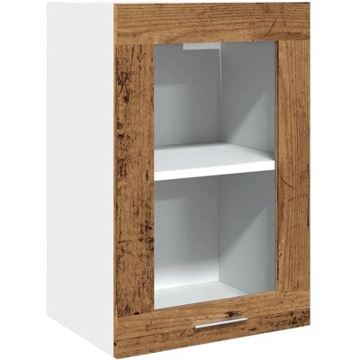 armoire vitrine suspendue vidaXL Bois ancien - Rangement cuisine armoire vitrine suspendue vidaXL Bois ancien - Rangement cuisine