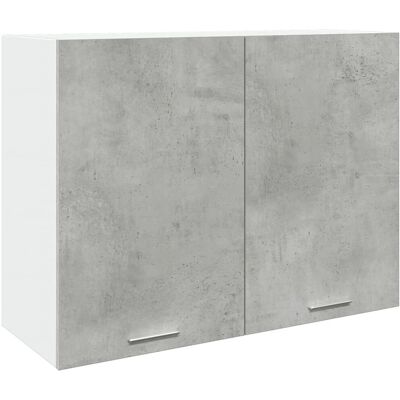 vidaXL Armario de Pared en Color Gris Cemento Duradero vidaXL Armario de Pared en Color Gris Cemento Duradero