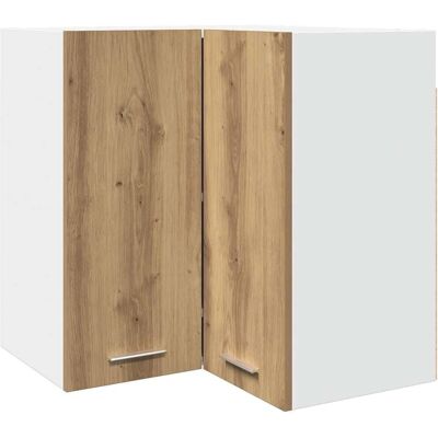 vidaXL Eck-Hängeschrank Artisan Eiche - 57x57x60 cm vidaXL Eck-Hängeschrank Artisan Eiche - 57x57x60 cm