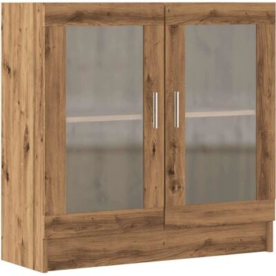 vidaXL Bücherschrank Artisan-Eiche - Holzwerkstoff - 82,5X30,5X80 Cm - Bücherregal vidaXL Bücherschrank Artisan-Eiche - Holzwerkstoff - 82,5X30,5X80 Cm - Bücherregal