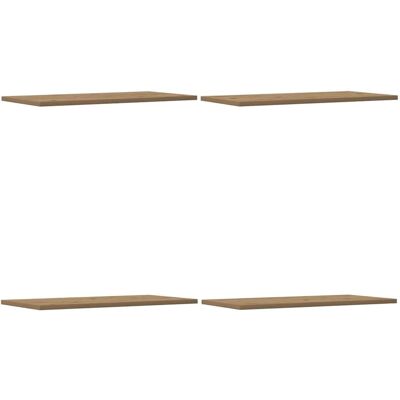 vidaXL Estantes pared 4 ud madera ingeniería roble - Estantes pared vidaXL Estantes pared 4 ud madera ingeniería roble - Estantes pared