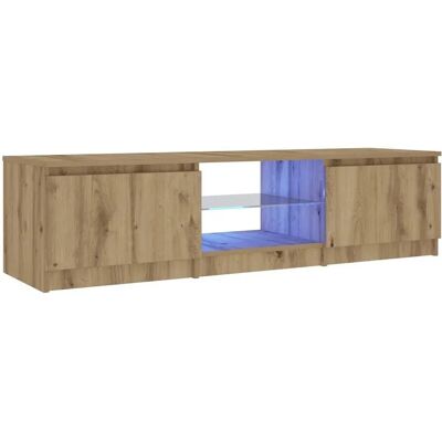 vidaXL Mobile Porta TV con LED Artisanale - Meuble TV avec LED - Publicité vidaXL Mobile Porta TV con LED Artisanale - Meuble TV avec LED - Publicité