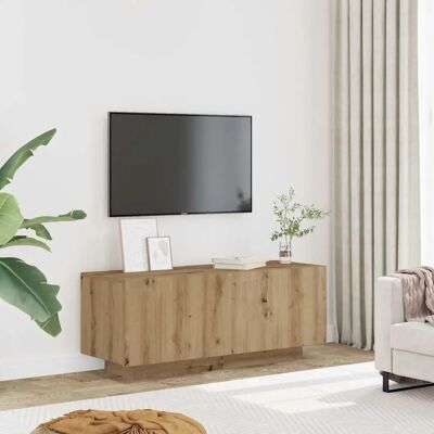 Meuble TV bois d'ingénierie artisan chêne 100x35x40 cm vidaXL - Meuble TV - Publicité Meuble TV bois d'ingénierie artisan chêne 100x35x40 cm vidaXL - Meuble TV - Publicité