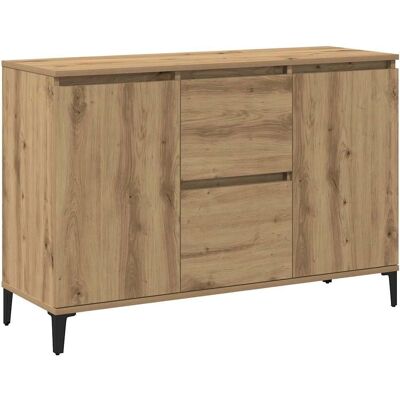 Aparador de madera de ingeniería roble artisan 102x35x70 cm Vidaxl Aparador de madera de ingeniería roble artisan 102x35x70 cm Vidaxl