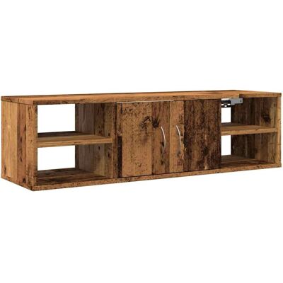 vidaXL Étagère Murale Bois Vieilli - Rangement Murale - Étagère Décorative - Publicité vidaXL Étagère Murale Bois Vieilli - Rangement Murale - Étagère Décorative - Publicité