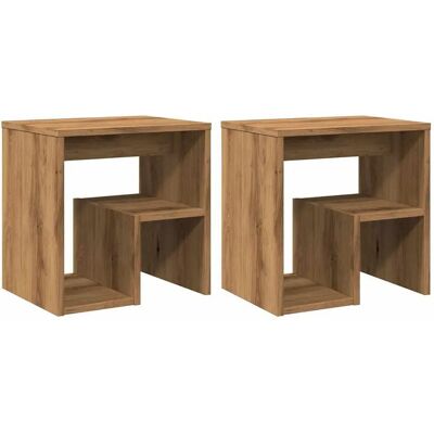 vidaXL 856529 Nachttisch aus Eiche - Nightstand vidaXL 856529 Nachttisch aus Eiche - Nightstand