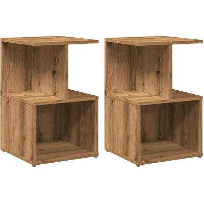 VidaXL Oak Nightstand - Bedside Table - Durable and Elegant VidaXL Oak Nightstand - Bedside Table - Durable and Elegant