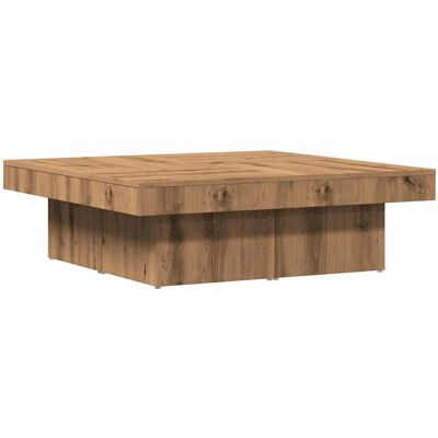 vidaXL Table Basse Chêne Artisan 90x90x28 cm - Table de Salon vidaXL Table Basse Chêne Artisan 90x90x28 cm - Table de Salon