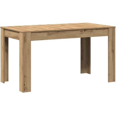 vidaXL Esstisch Artisan Eiche 140x74,5x76 cm - Esstisch vidaXL Esstisch Artisan Eiche 140x74,5x76 cm - Esstisch