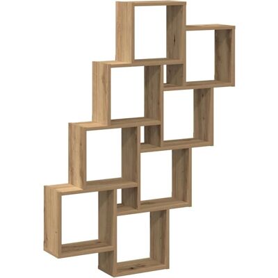 Wandcube plank Artisan Eiken 90x15x119,5 cm - Wandcube plank Wandcube plank Artisan Eiken 90x15x119,5 cm - Wandcube plank